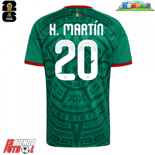 México Henry Martin #20 Primera Equipación Mundial 2026 Manga Corta